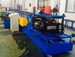 Low Noise Galvanized Box Beam Rack Roll Forming Machine For Storage System