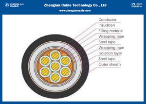 China PVC Insulation Power And Control Cable , 7 Cores Copper Wire Armoured Cable on sale