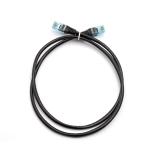 RJ45 Cat5e UTP Patch Cord PVC Sheath Black Jump Cable For Computers