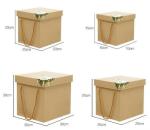 paper made luxury gift packaging candle box with logo custom printing case