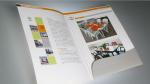 A4A5 size product folder company profile paper folder with business card pocket