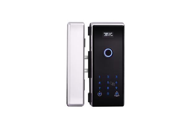 Security Office Smart Biometric Fingerprint Card Code Combination Glass Door