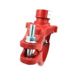UL Ductile Iron Pipe Fittings Fire Fighting Grooved Mechanical Tee