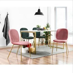 Wholesale Kitchen Luxurious Upholstered Leather Dining Room Chairs 150kg Load from china suppliers