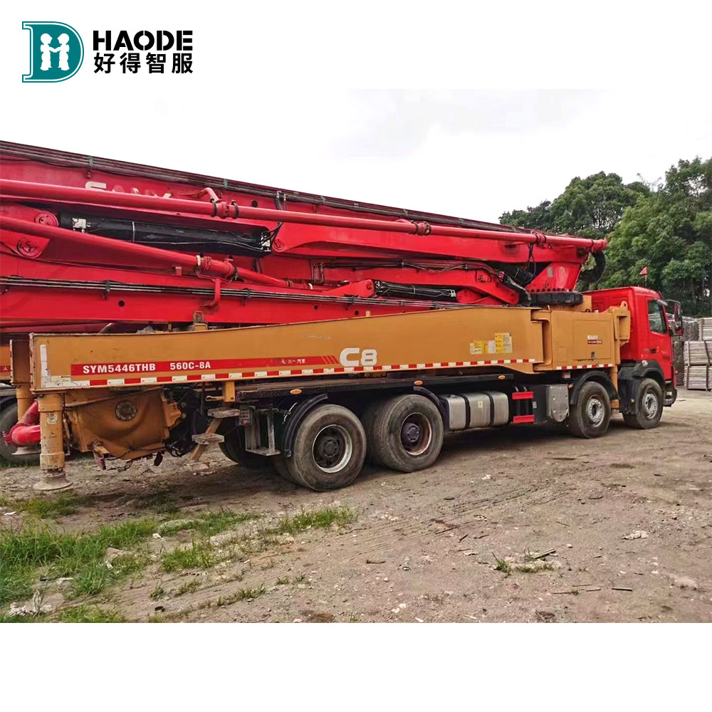 2018 Year HAODE Sany SYM5446THB Used Design Hydraulic Pump Diesel Concrete Pump Machine