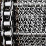 Compound Stainless Steel Spiral Freezer Wire Mesh Balance Weave Conveyor Belt