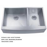 Sanitaryware double bowl stainless steel handmade kitchen undermount sink