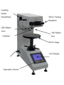 China Optical Vickers Micro Digital Hardness Tester High Internal Memory Capability on sale