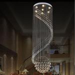 Modern Crystal Chandelier For Spiral Design LED Luxury Crystal Lamp(WH-NC-35)