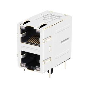 Wholesale YDS 71F-1327DDDA2NL Compatible LINK-PP LPJG17561A47NL 10/100/1000 Base-T 8p8c Yellow&amp;Green/Yellow&amp;Green LED 2x1 Port Cat6 RJ45 Jack from china suppliers