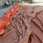 Floating Silt Curtain/Turbidity Barrier to protect fish farm from polluting by