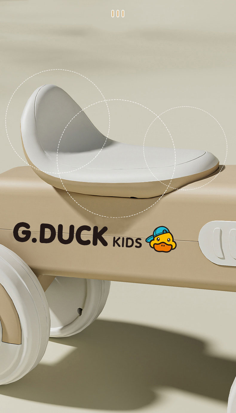 Metal Children's Scooter Twisted Learning Walker for 1-3 Year Baby Walking Aid Vehicle