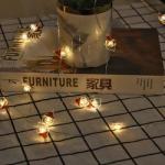 Christmas Themed String Light Decor 6.5FT 20LED Gift Boxes Santa Claus Christmas