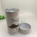 Damp - Proof Paper Tube Tea Packaging Recycled Food Grade Round Coffee Kraft