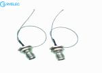 IP67 Nickel Coaxial RF Cable Assemblies Silicone Rubber O - Ring Sealing