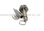Thread Connection Solenoid Stem Stainless Steel Pentagon Seat With Interior