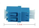 Duplex Ceramic Sleeve Optic Fiber Adapter High-Low type For FTTH / Passive