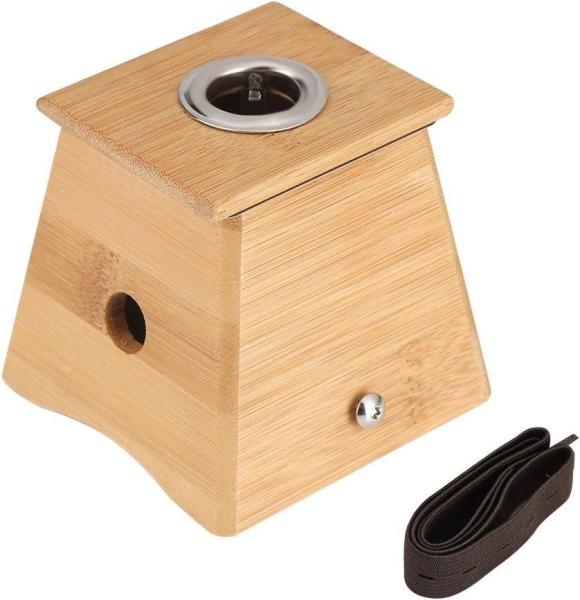 Bamboo Moxa Box Burner Moxa Roll Stick Holder Neck Body Naval Acupoint Massage