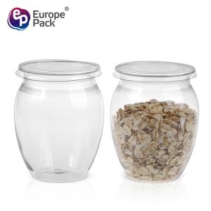 Wholesale Eco-friendly PET round ice cream cups plastic dessert cups with lids Ice cream cups from china suppliers