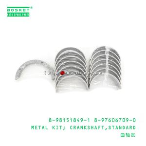 Wholesale 8-98151849-1 8-97606709-0 Standard Crankshaft Metal Kit 8981518491 8976067090 For ISUZU CYZ52 6WG1T from china suppliers