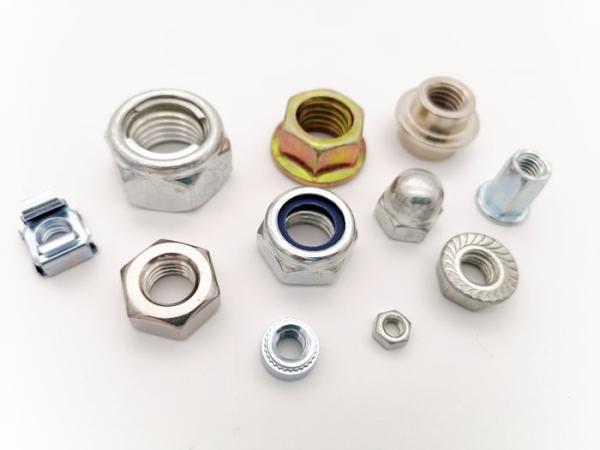 All Kinds of Metal Steel Hex/Round Nuts (Heavy/Thin) with or without Insert to