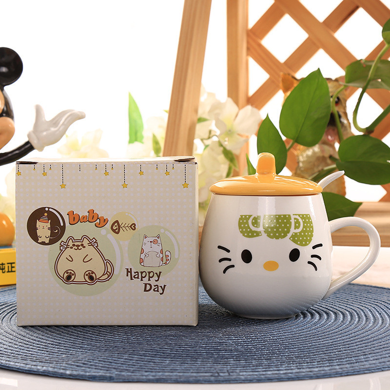Stoneware Glazed Hello Kitty Promotional Ceramic Mugs