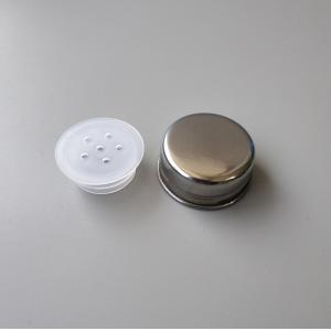 50ml square spice glass jar salt and pepper shaker bottle