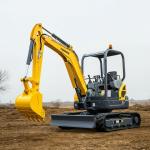 Mini Excavator XE35U YANMAR Engine 21.6KW Max. Digging Height 5215mm