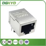 10/100/1000 Base-T 10P8C Single Port RJ45 Magnetic Jack Without LED