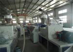 50HZ Single Wall Plastic Pipe Extrusion Line , PE Corrugated Drain Pipe