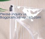Custom Logo Zip Lock Transparent PVC EVA Cosmetic Bag,Reusable EVA swimwear bag