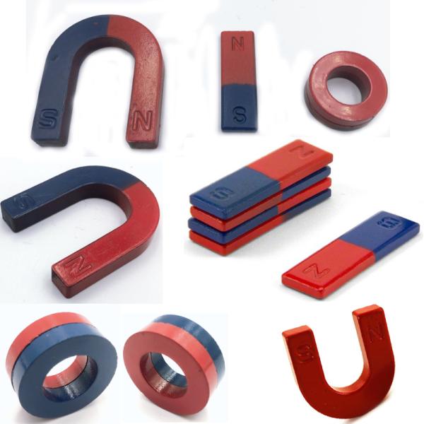 Axial Dia30mm Ceramic Ring Magnet For Educational
