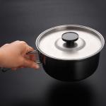 Stainless Steel Outdoor Cookware Set Multifunctional Multiple People Using