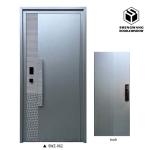 Safety Wooden Fire Doors Beauty THK 45mm Finishing Panel Finish