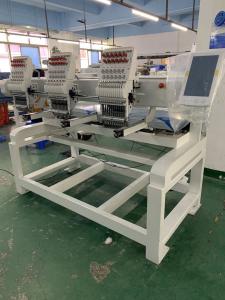 China 2 Heads computerized embroidery machine suitable for logo embroidery T-shirt cap and jacket on sale