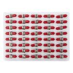 ST To ST Multimode Simplex Metal Fiber Optic Adapter/Coupler With Red Cap