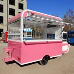 Multifunctional 2023 Outlet Electric Fast Food Tricycle with Optional Internal
