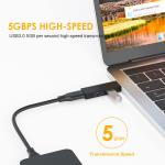 OTG USB C To USB 2.0 Hub 3.0 Type C 3 Port Adapter Multi Splitter