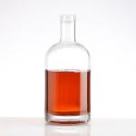 250ml 500ml Square Clear Empty Glass Bottles for Spirits Vodka Whiskey Rum Gin