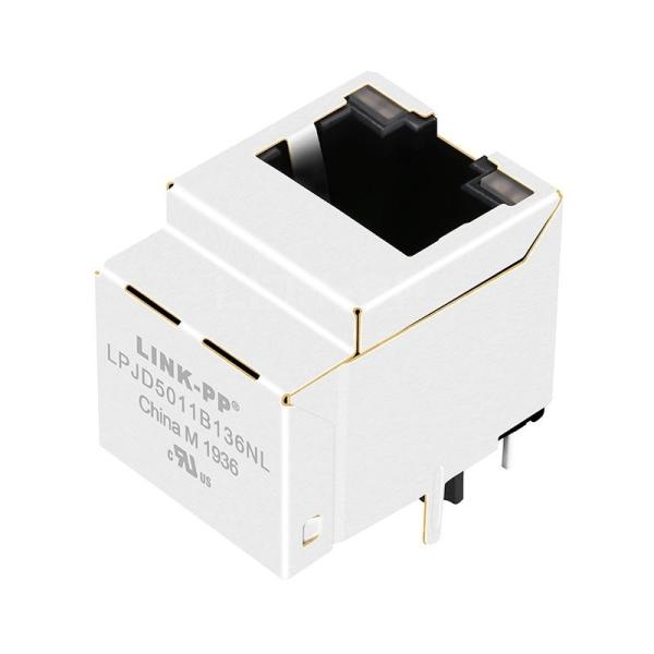 LPJD5011B136NL 10/100Base-T Integrated Vertical rj45 jack surface mount Green