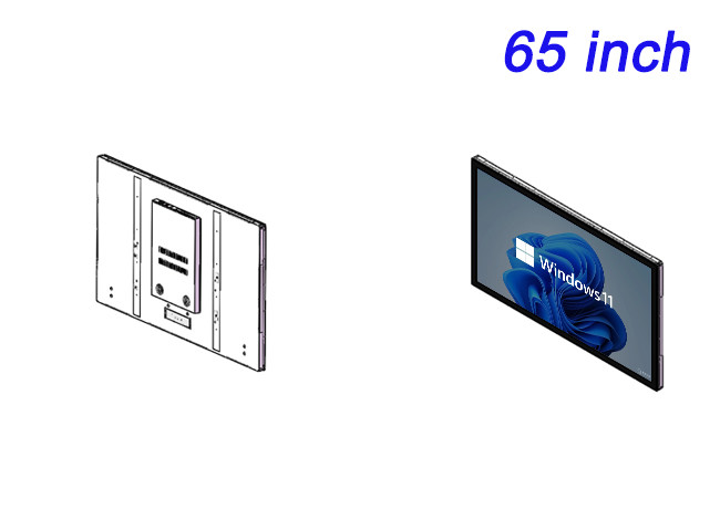 65-Inch Windows Touch Embedded Display for Digital Signage Networks, Control Room Applications, Immersive Experiences, and High-Impact Presentations