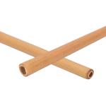 Portable Carbonized Bamboo Straw Nature Bamboo Fiber Straw Reusable and OEM
