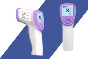 China Lightweight Non Contact Digital Thermometer , Handheld Temperature Gun For Fever on sale