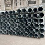 Q235 Q355 Material 15KV 69KV Galvanized Distribution Steel Pole