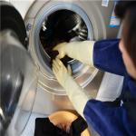 Laundry Waterproof Long Sleeve Cleaning Gloves , Hand Gloves For Washing