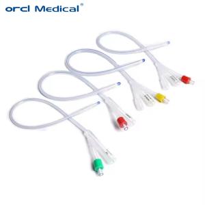 Wholesale Hot Style Urine Catheter Disposable Sterile 100% Silicone 3 Way Standard Type Foley Silicone Catheter from china suppliers