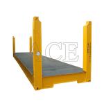 Transportation Equipment 40ft Flat Rack Container with Steel Fixed Corner Post