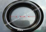 12mm x 45mm Safety Belt Accessories Aluminium Alloy Round Ring For Climbing