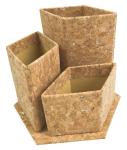500pcs Cork Pencil Holder ODM OEM Desk Storage Pen Box Organizer
