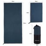 Woven Custom Lightweight Super Absorbent Sports Travel Towel with Carry Bag